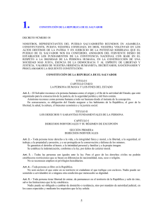 Constitución de la República - Secretaría General