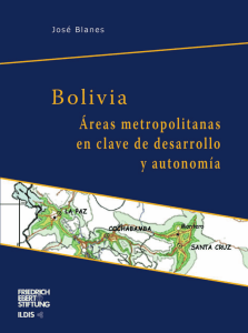 Bolivia. Áreas metropolitanas en clave de desarrollo y autonomía