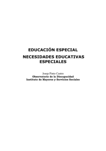 educación especial / necesidades educativas especiales