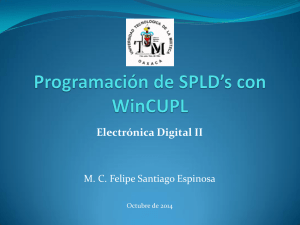 Programación de SPLDs con WinCUPL.
