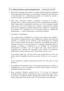 II.VII. D elitos de torturas y contra la integridad m oral torturas (arts