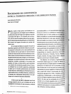 sociedades de convivencia - Revista de la Universidad de México