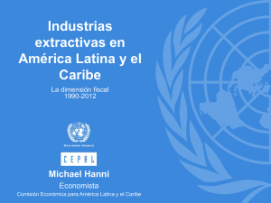 Industrias extractivas en América Latina y el Caribe