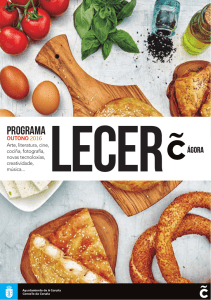 Programa de Lecer Outono 2016 - ÁGORA