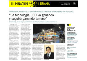 iluminación urbana