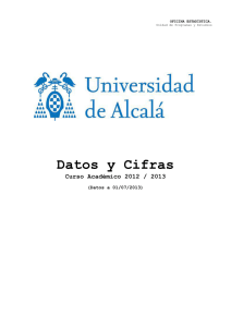 Datos y Cifras - Universidad de Alcalá