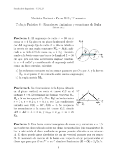 Trabajo Práctico 8 - Reacciones dinámicas y ecuaciones de Euler