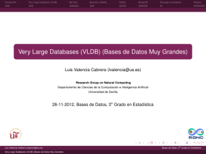 Very Large Databases (VLDB) (Bases de Datos Muy Grandes)