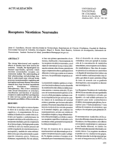 Receptores Nicot&iacute;nicos Neuronales