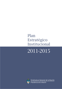 Plan Estratégico Institucional SIGEN 2011