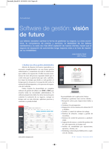 Software de gestión: visión de futuro