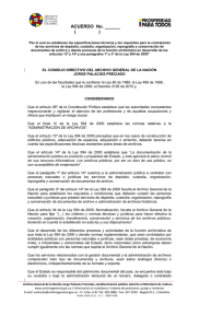 RESOLUCION No - Archivo General de la Nación