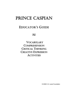 Prince Caspian - CS Lewis Foundation