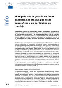 El PE pide que la gestión de flotas pesqueras se