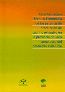 Caracterización técnico-económica de los