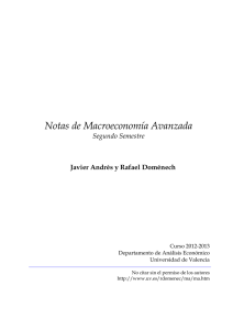 Notas de Macroeconomía Avanzada