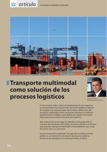 Transporte multimodal como solución de los procesos logísticos