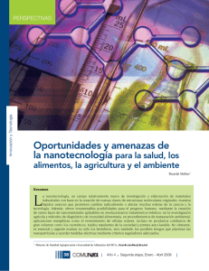 Oportunidades y amenazas de la nanotecnología