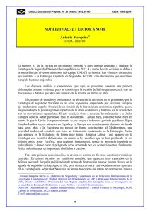 nota editorial / editor´s note - Revistas Científicas Complutenses