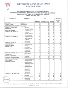 ! UNIVERSIDAD MAYOR DE SAN SIMON