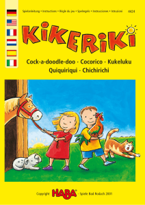 Cock-a-doodle-doo · Cocorico · Kukeluku Quiquiriqui