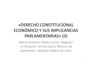 Diapositivas - Congreso de la República