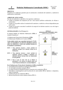Medición Multiusuario Centralizado (MMC) - COPAIPA
