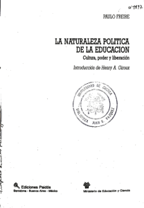 la naturaleza politica - Universidad de Cuenca
