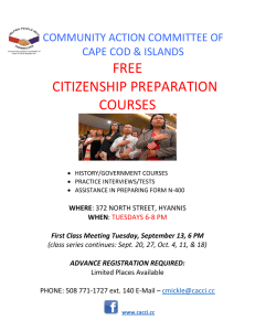 community action committee of cape cod and the islands