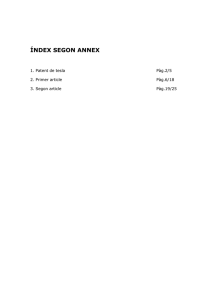 índex segon annex - Pàgina inicial de UPCommons