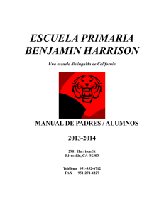 ESCUELA PRIMARIA BENJAMIN HARRISON
