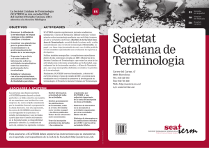 Societat Catalana de Terminologia - Portals de l`IEC