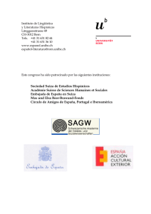 Sociedad Suiza de Estudios Hispánicos Académie Suisse de