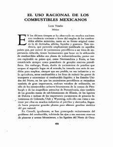 EL USO RACIONAL DE LOS COMBUSTIBLES MEXICANOS