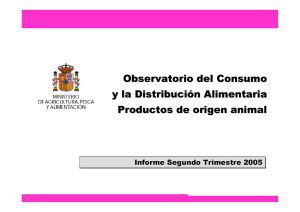 Productos de origen animal. OCDA. Año 2005