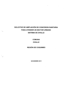 solicitud de ampliación de concesion sanitaria para atender un