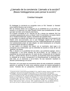 ¿Llamado de la conciencia: Llamado a la acción?