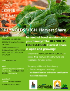 REYNOLDS HIGH Harvest Share