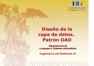 Tema 4: Diseño de la Capa de Datos