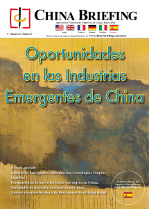 Oportunidades en las Industrias Emergentes de China