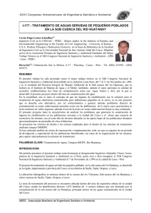 i-177 - tratamiento de aguas servidas de pequeños poblados en la