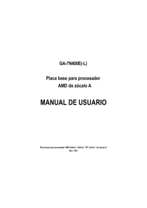 MANUAL DE USUARIO GA-7N400E(