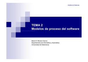 Modelos de proceso - Gestión de recursos Informáticos del