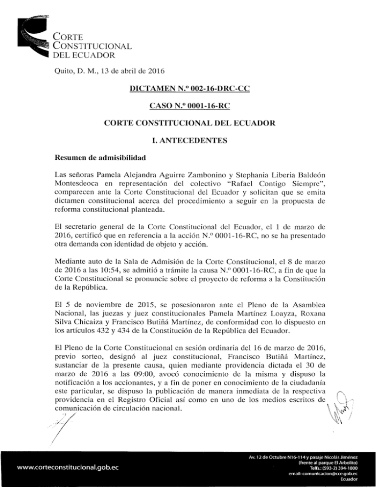 Constitucional - Corte Constitucional Del Ecuador