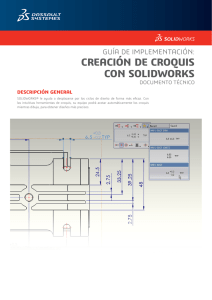 CREACIÓN DE CROQUIS CON SOLIDWORKS