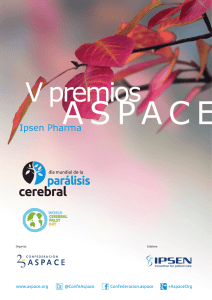 BASES DEL V PREMIOS ASPACE Ipsen Pharma