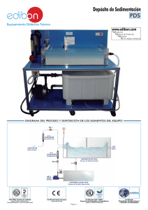 PDS. Depósito de Sedimentación