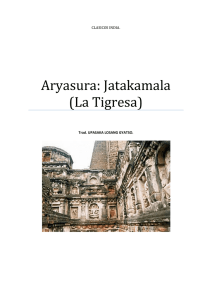 Aryasura: Jatakamala (La Tigresa)