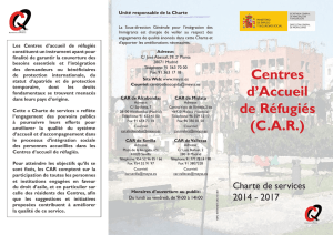 Centres d`Accueil de Réfugiés (C.A.R.)