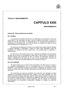 CAPÍTULO XXIII - Instrucción de Acero Estructural (EAE)